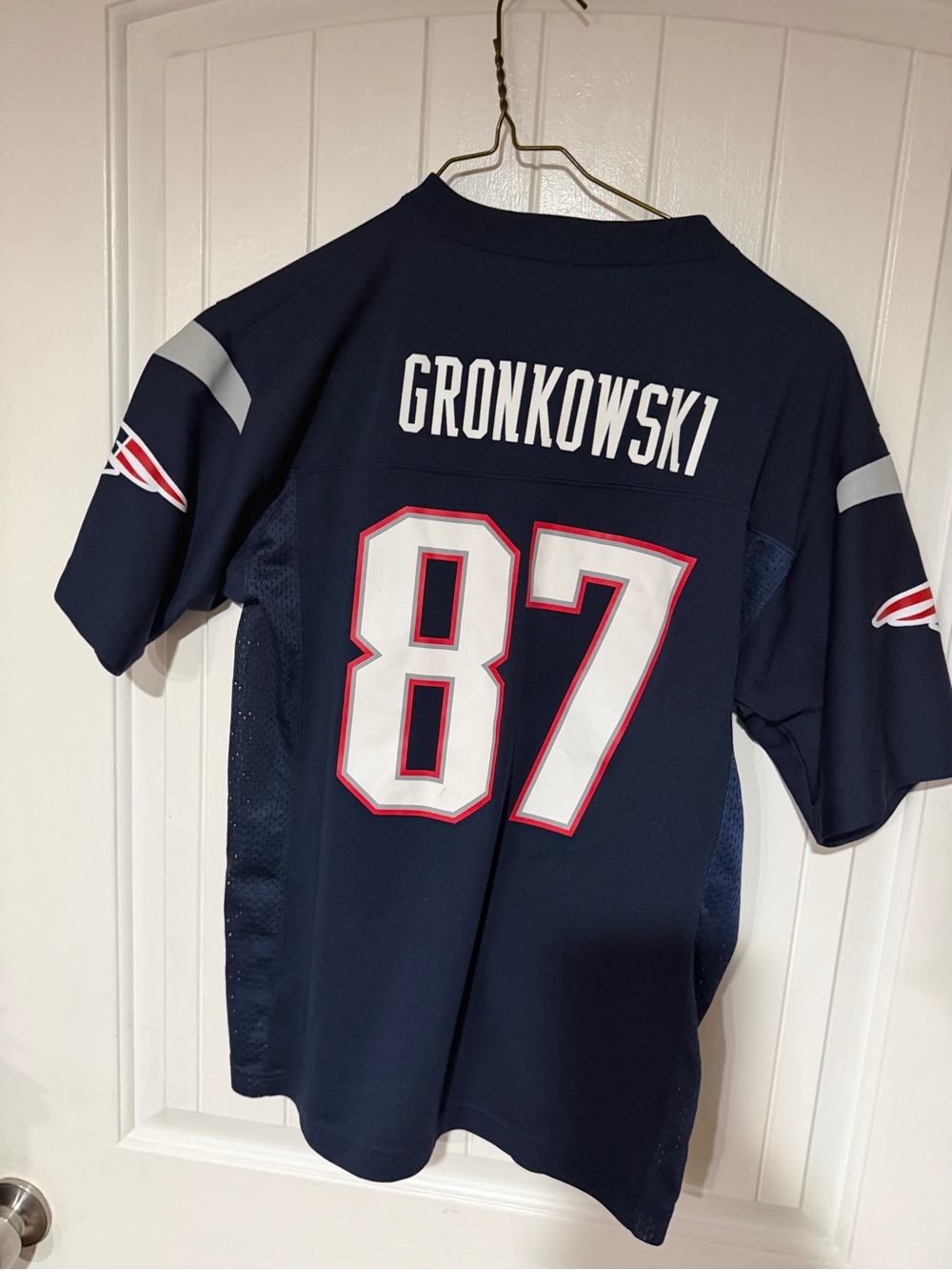 NFL Kids Rob Gronkowski #87 Navy Jersey with White & Red Accents